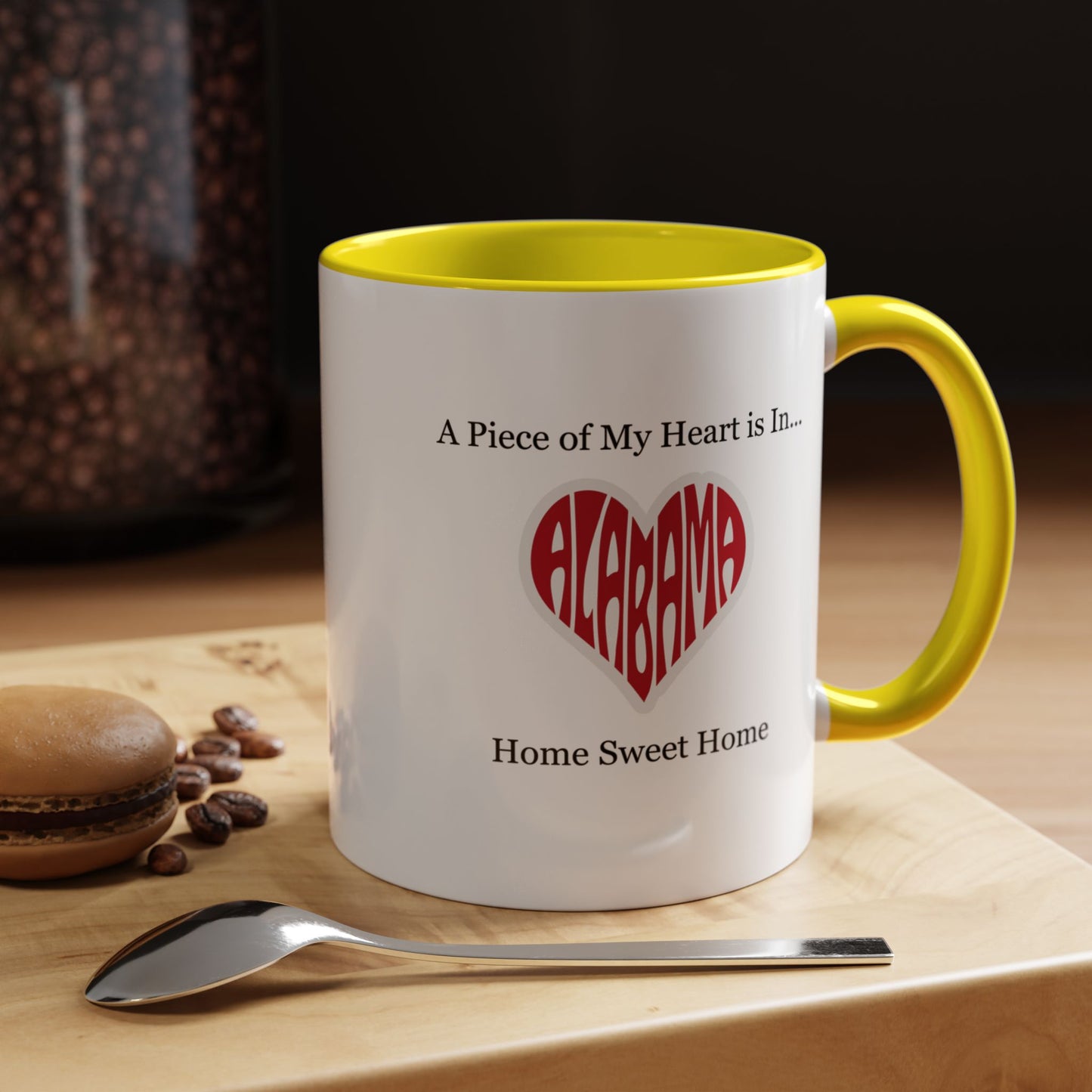 Alabama "A Piece of My Heart is in Alabama" Coffee Mug (11, 15oz)