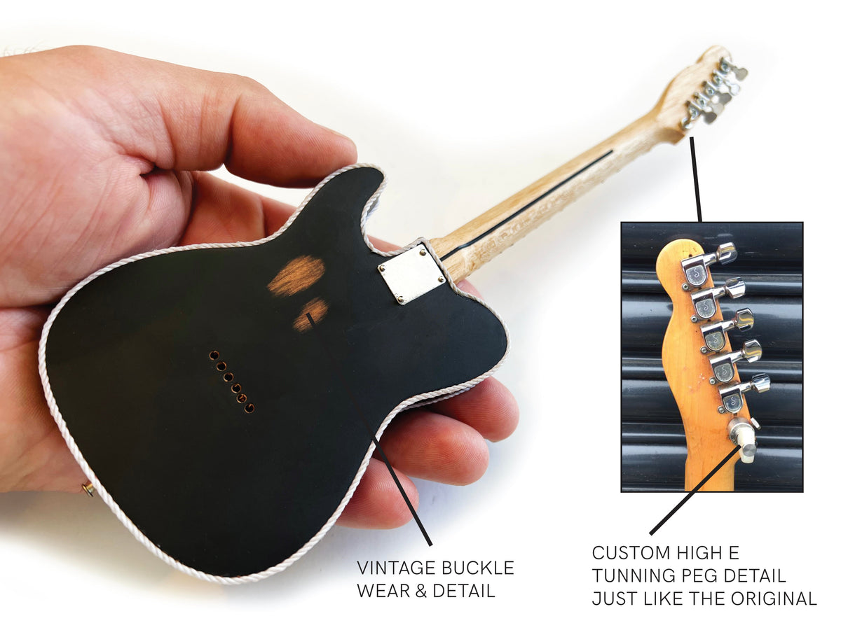 Waylon Jennings Tribute Mini Fender™ Tele™ Guitar Replica - Officially Licensed