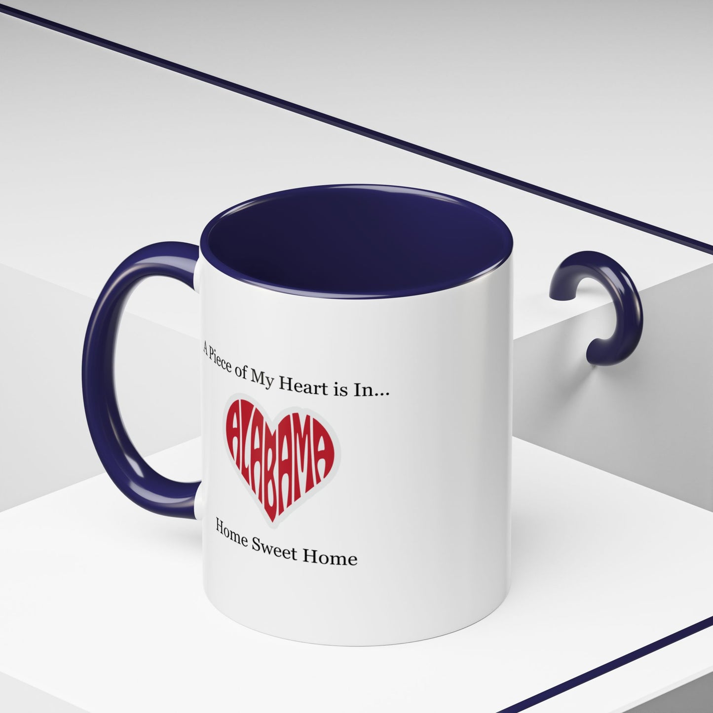 Alabama "A Piece of My Heart is in Alabama" Coffee Mug (11, 15oz)