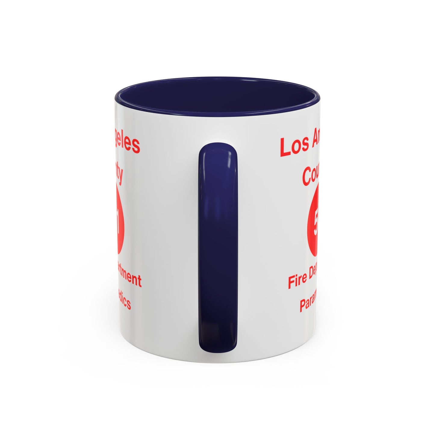 Emergency Paramedic Squad 51 Accent Coffee Mug (11, 15oz)