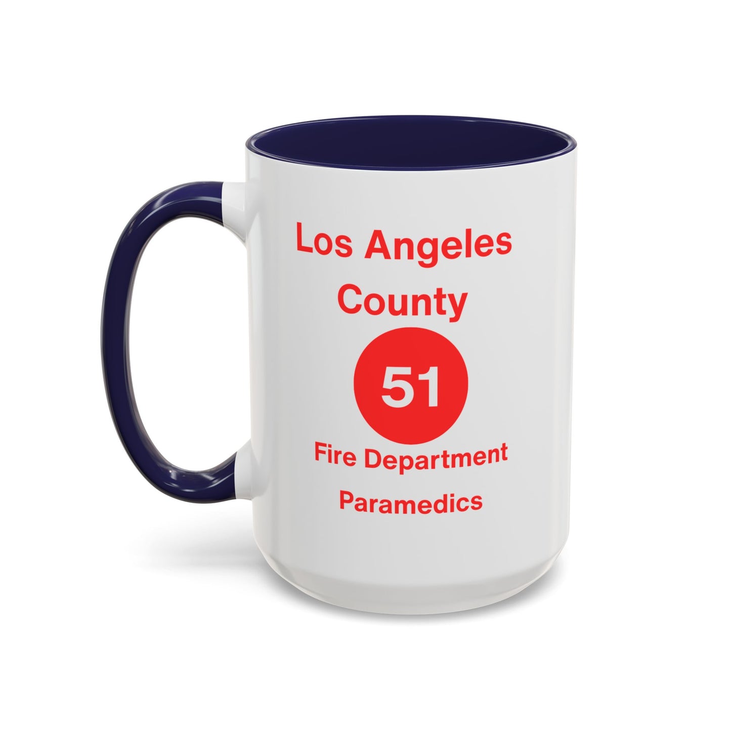 Emergency Paramedic Squad 51 Accent Coffee Mug (11, 15oz)