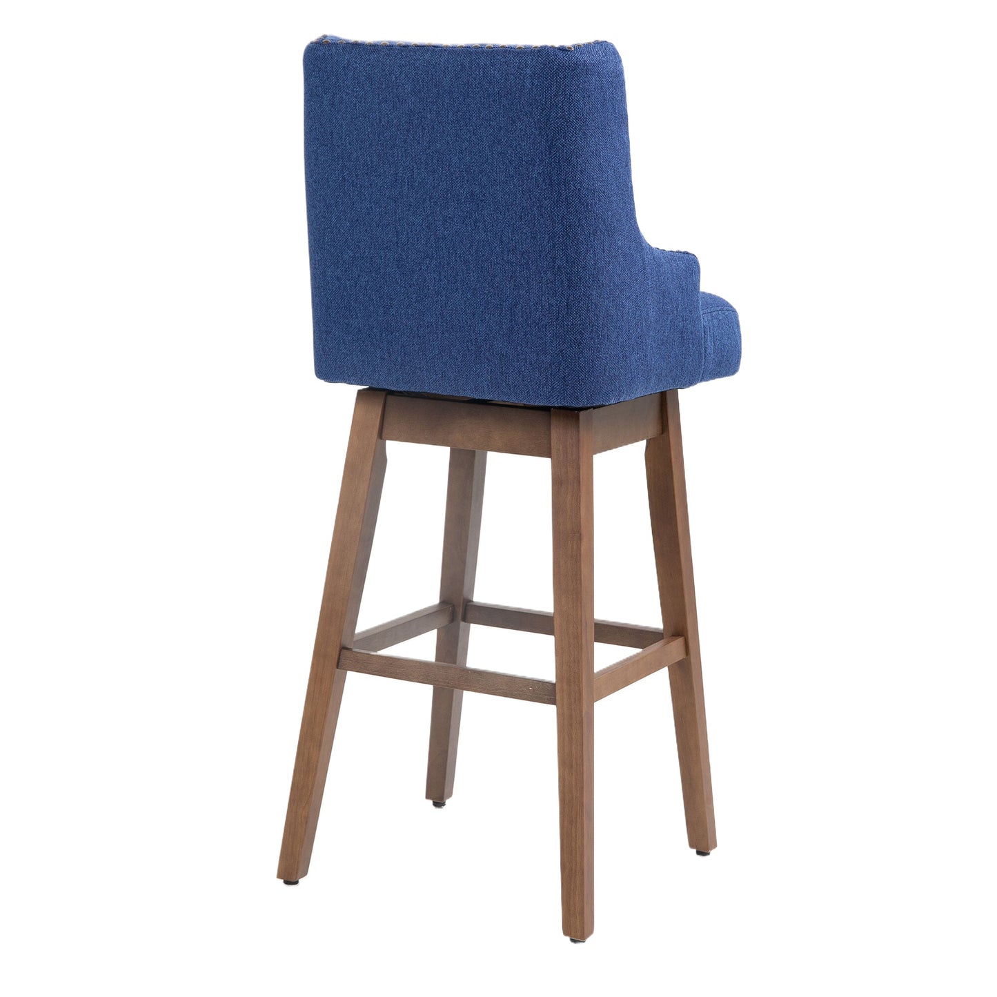 Bar Stools Set of 2 - Counter Height Chairs with Footrest for Kitchen.