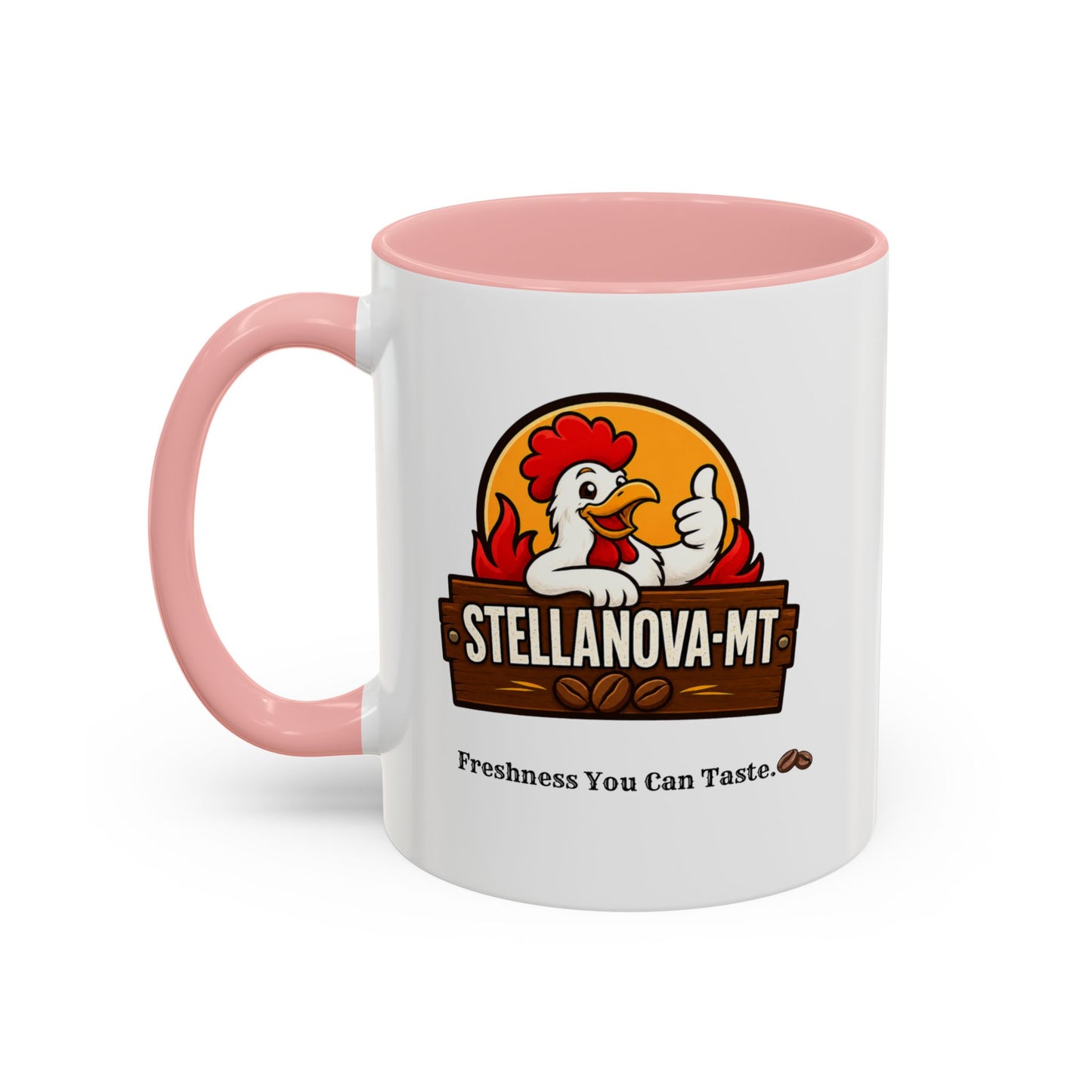 StellaNova-MT "Freshness You Can Taste" Accent Coffee Mug (11, 15oz)