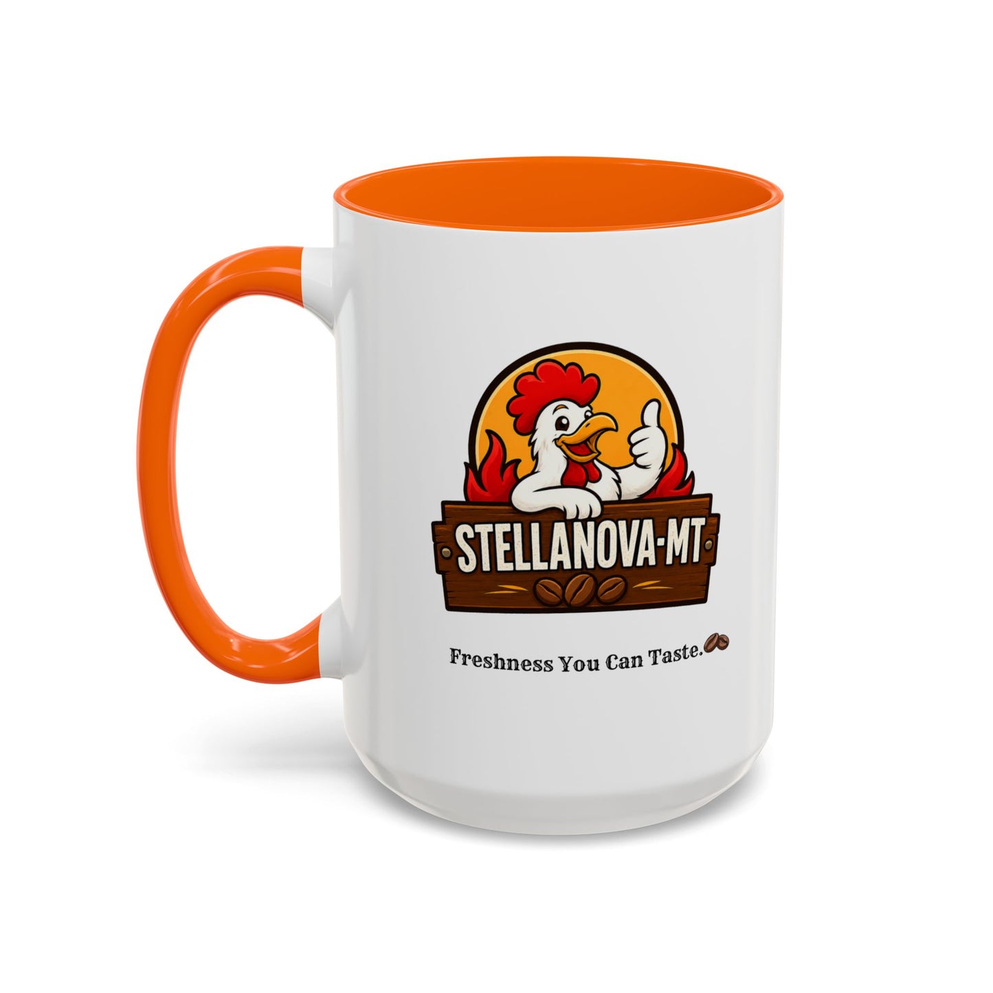 StellaNova-MT "Freshness You Can Taste" Accent Coffee Mug (11, 15oz)