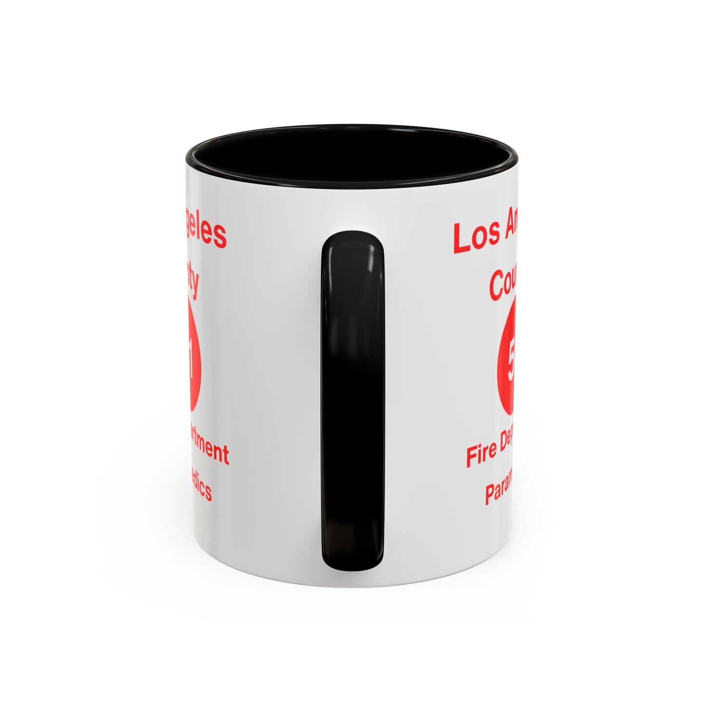 Emergency Paramedic Squad 51 Accent Coffee Mug (11, 15oz)
