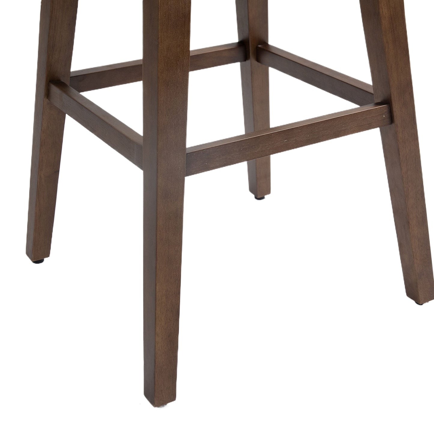 Bar Stools Set of 2 - Counter Height Chairs with Footrest for Kitchen