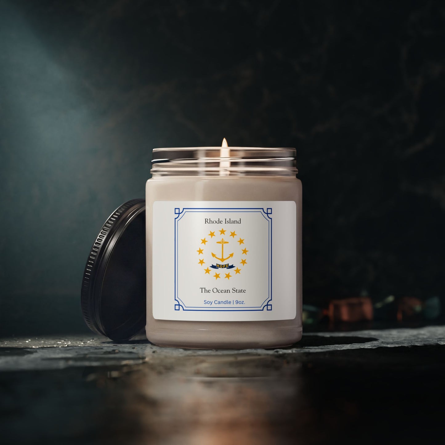 Rhode Island Scented Soy Candle, 9oz