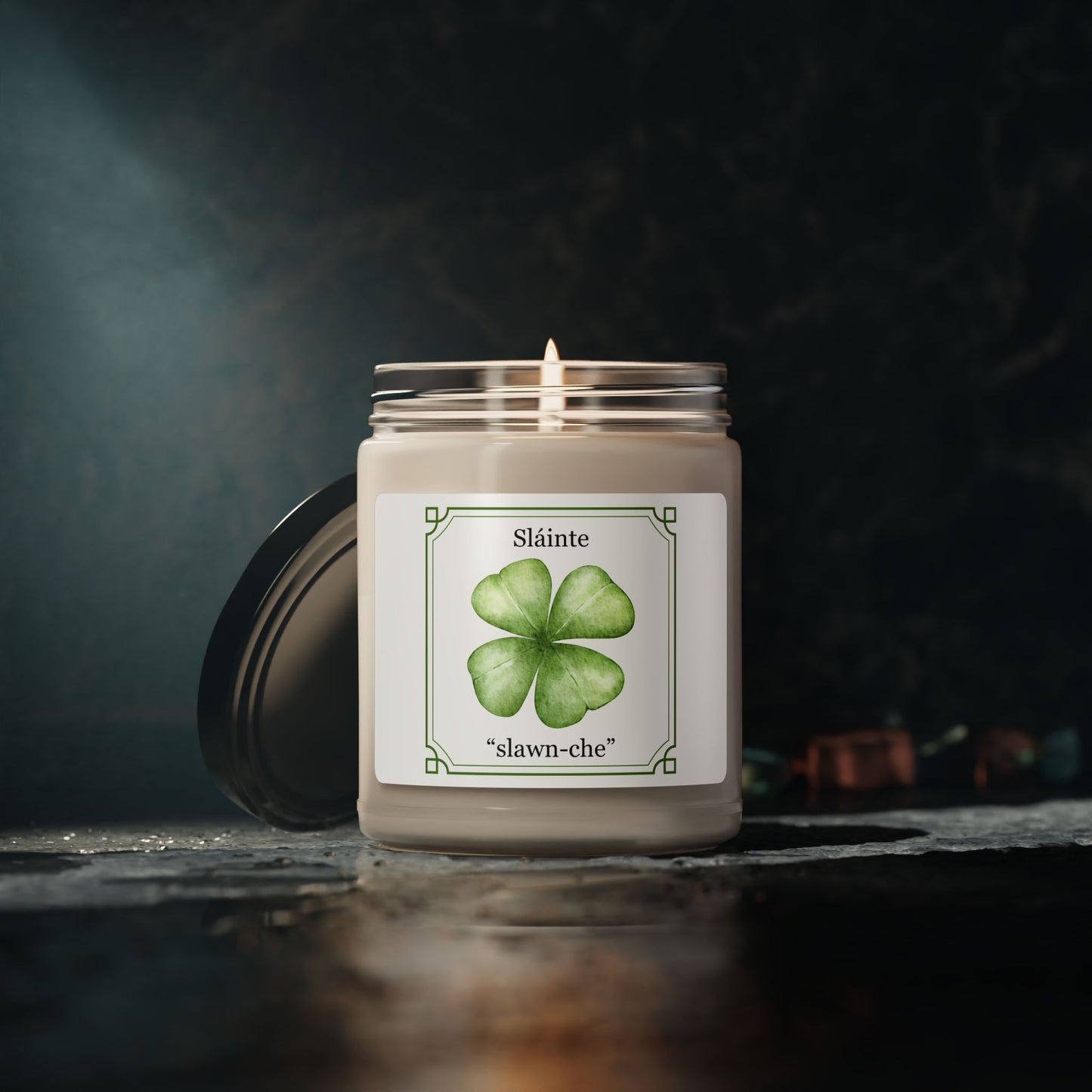 St Patrick's Day - Slainte Scented Soy Candle, 9oz