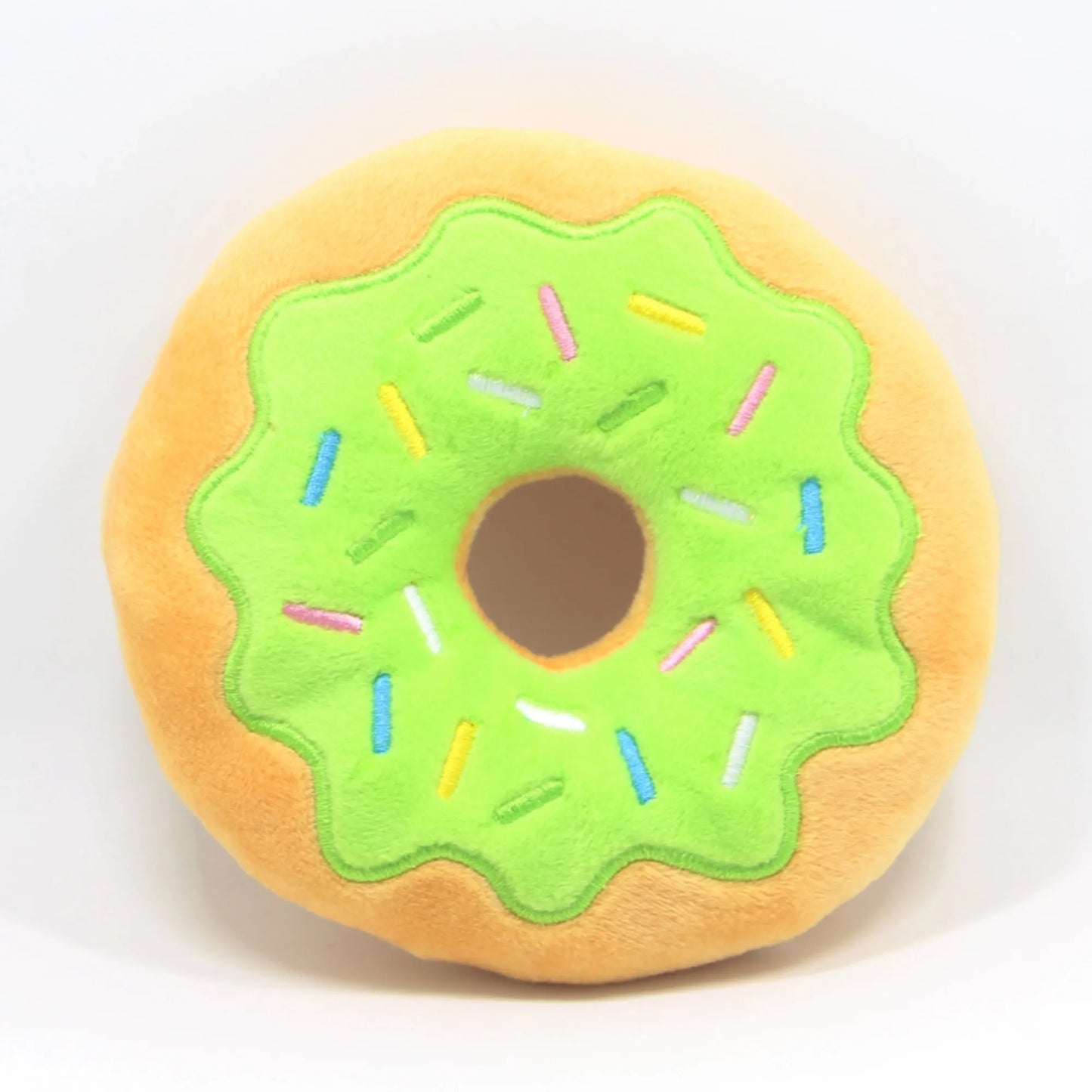 Dog Toys - Donut Plush Sound-making, Squeaky Sounding, Funny Interactive Bite-Resistant Chew Biting Teeth Grinding
