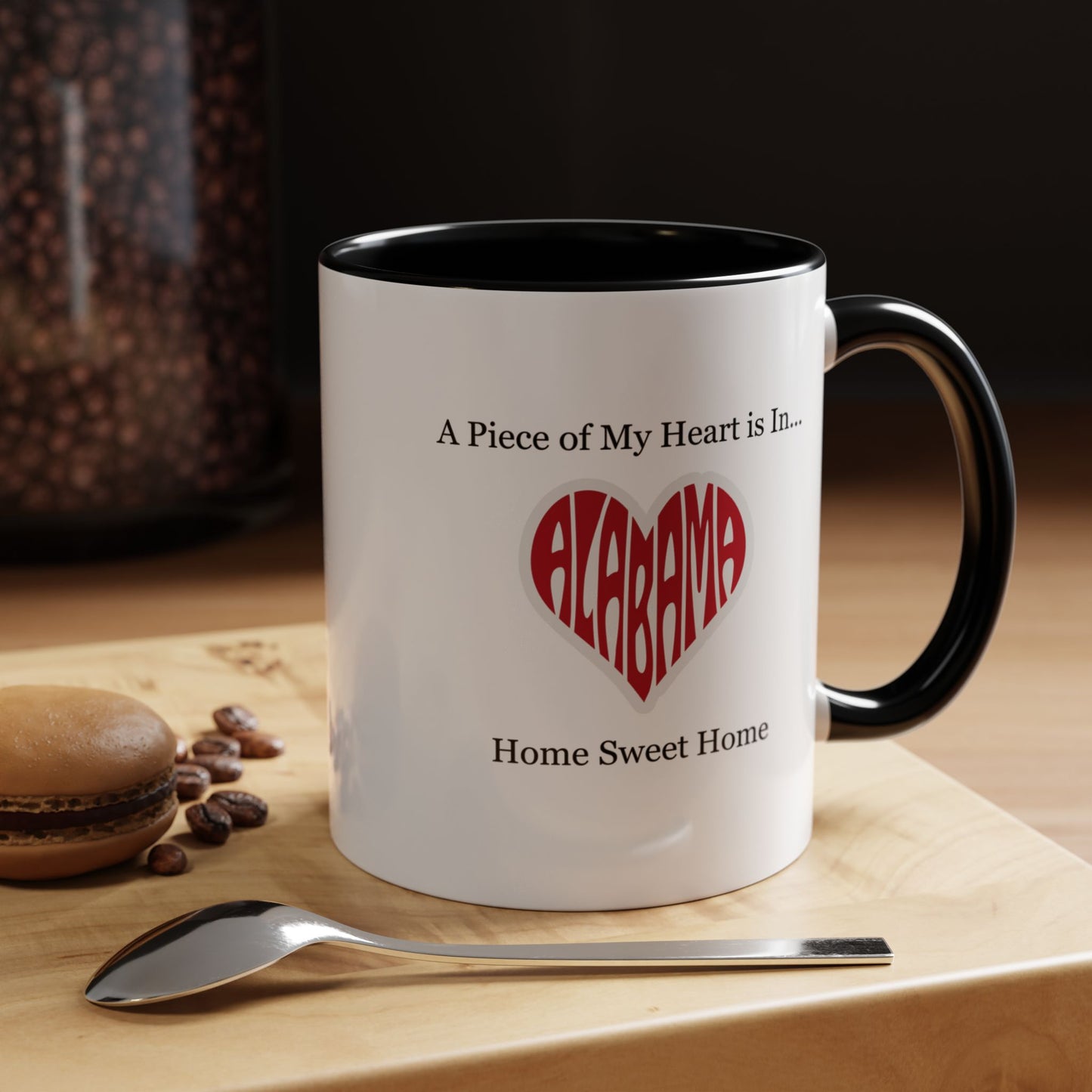 Alabama "A Piece of My Heart is in Alabama" Coffee Mug (11, 15oz)