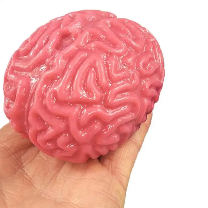 Brain Stress Balls Resistance Fidget Toys Sensory Stress Relief Anxious Therapy Toys Rebound Pinch Squeeze Ball for Kids Adult