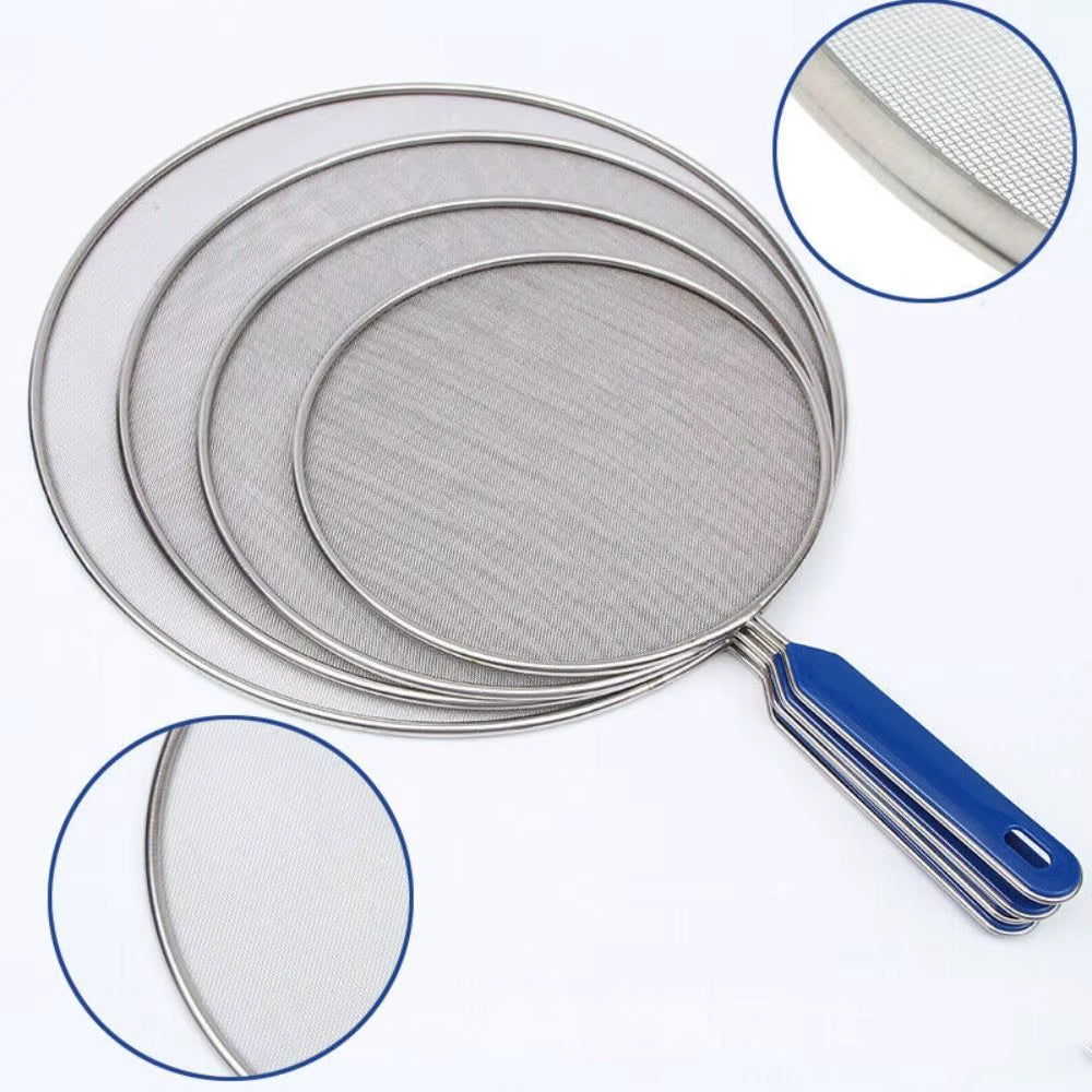 Grease Splatter Screen Guards Mesh anti Splatter Guard Oil Net Splash Cover Pan Pot Frying Oil Cooking Cover Kitchen Tools