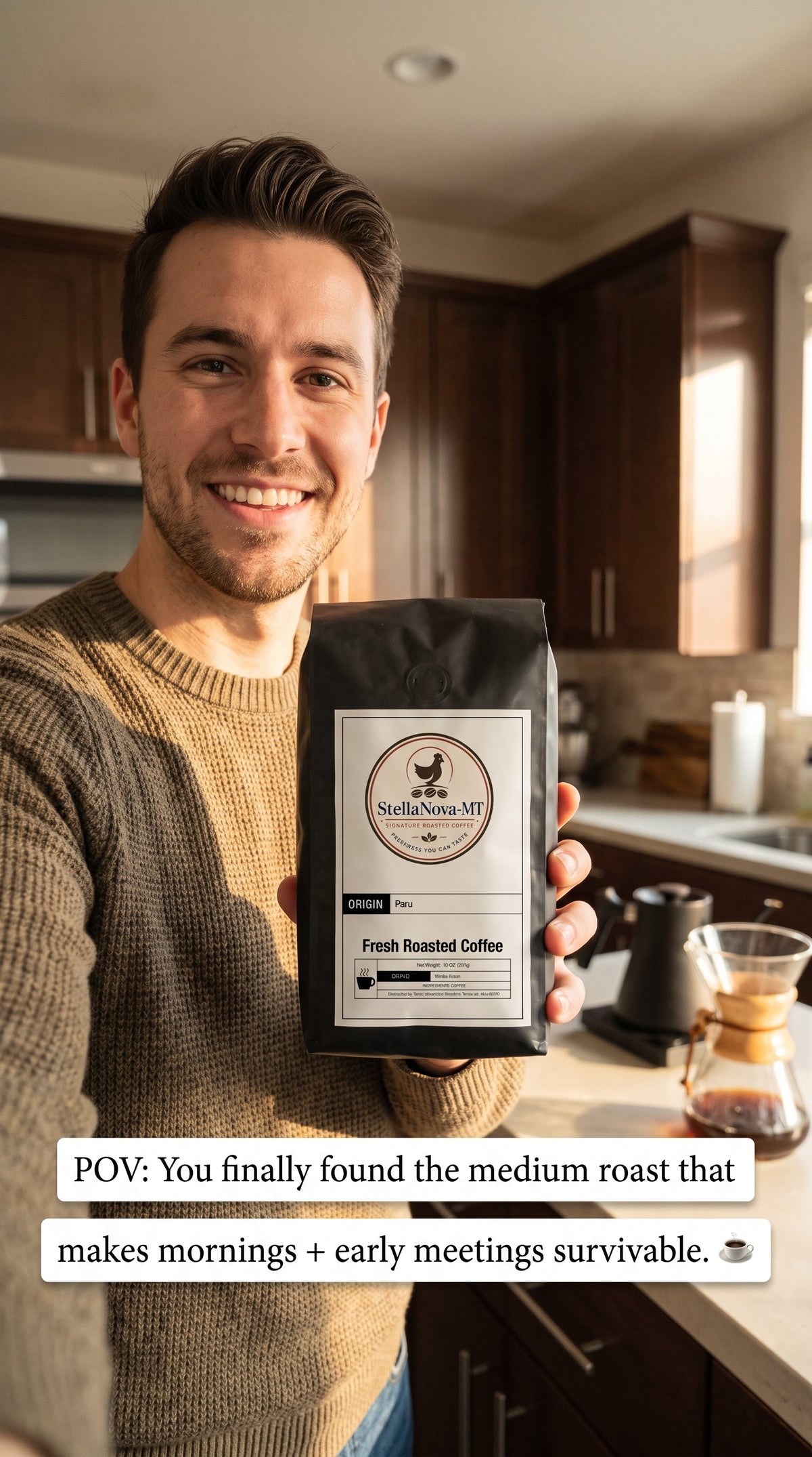 StellaNova-MT Signature Gourmet Roasted Peru Coffee