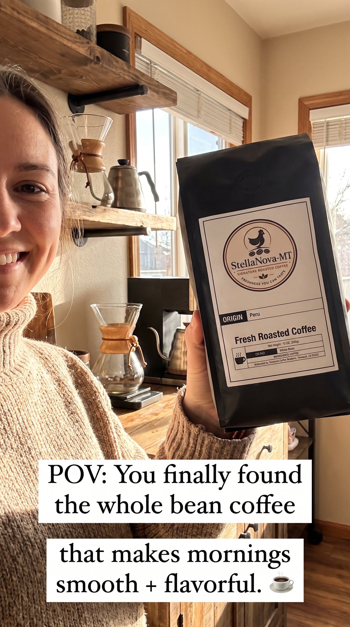 StellaNova-MT Signature Gourmet Roasted Peru Coffee