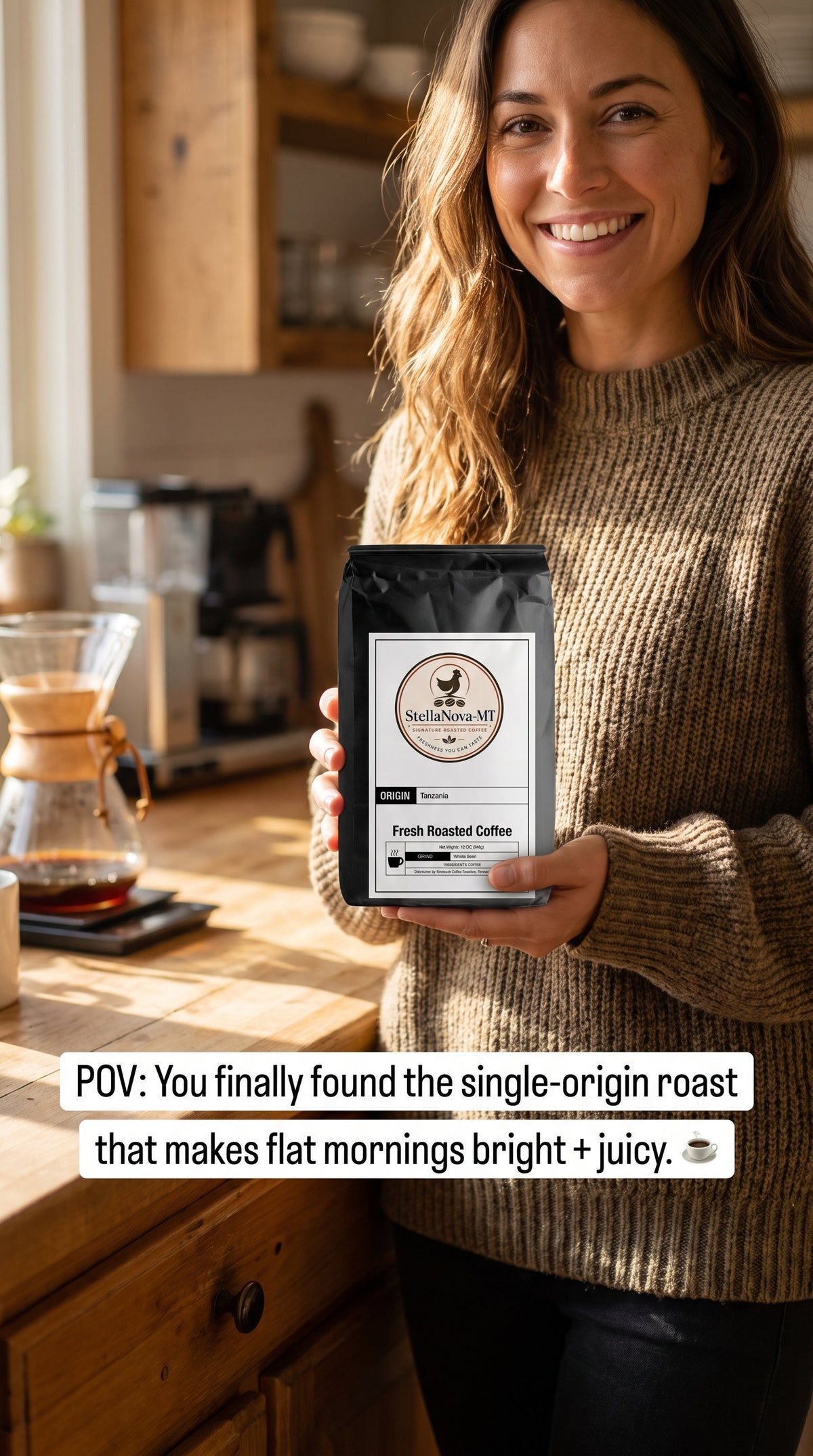 StellaNova-MT Signature Gourmet Roasted Tanzania Coffee