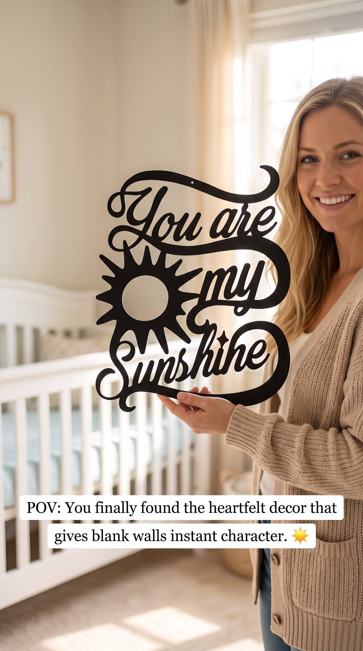 You Are My Sunshine - Metal Wall Art/Decor