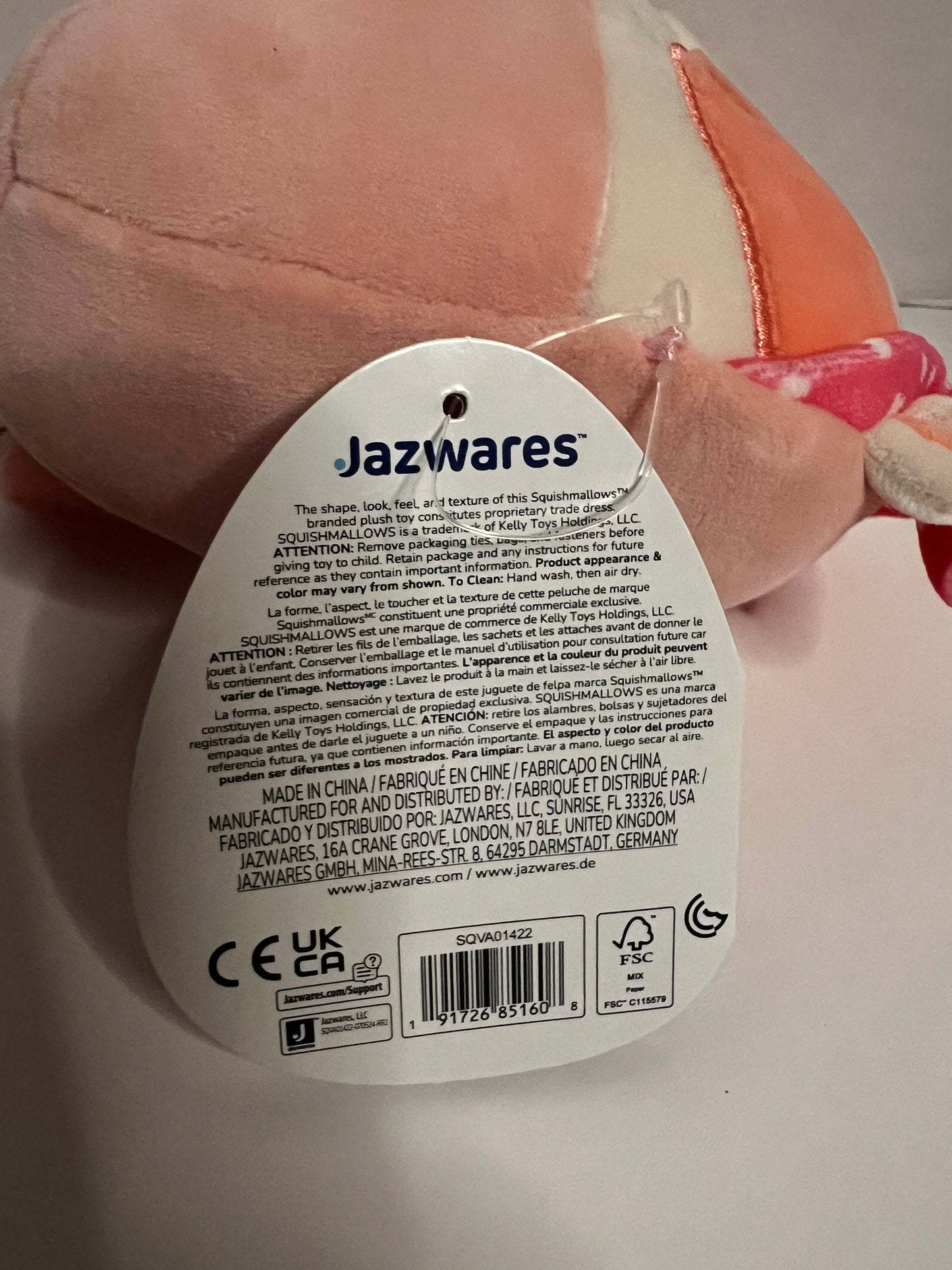 Squishmallows 5" Rostam the Badger - 2024 Kelly Toy