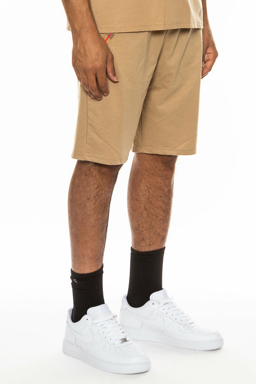 Checkered Men's Detail Shorts EMS4102