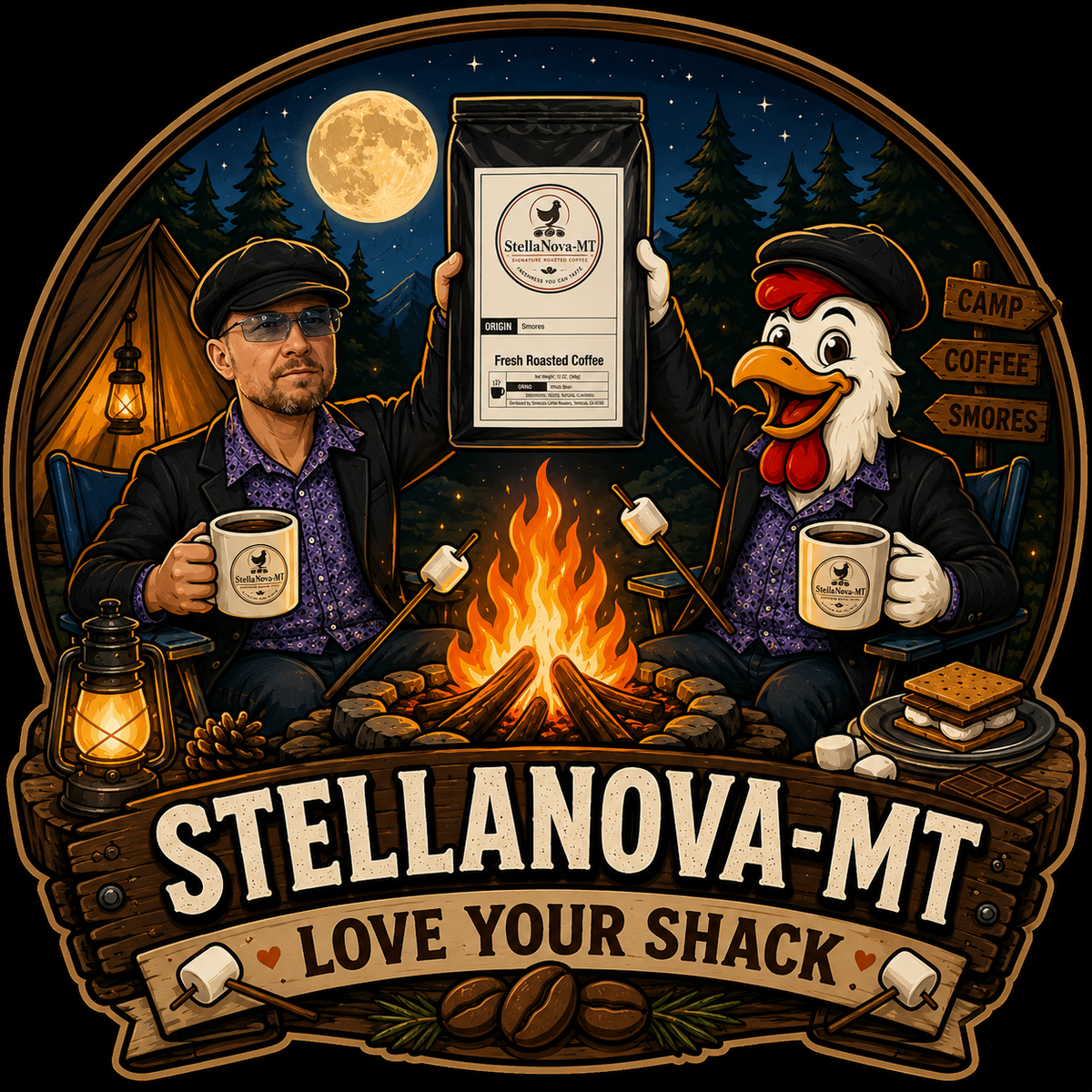 StellaNova-MT Signature Gourmet Roasted Smores Coffee