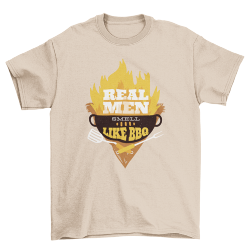 Real Men BBQ T-shirt