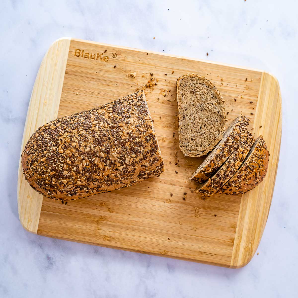 Large Wood Cutting Board for Kitchen 14x11" - Bamboo Chopping Board