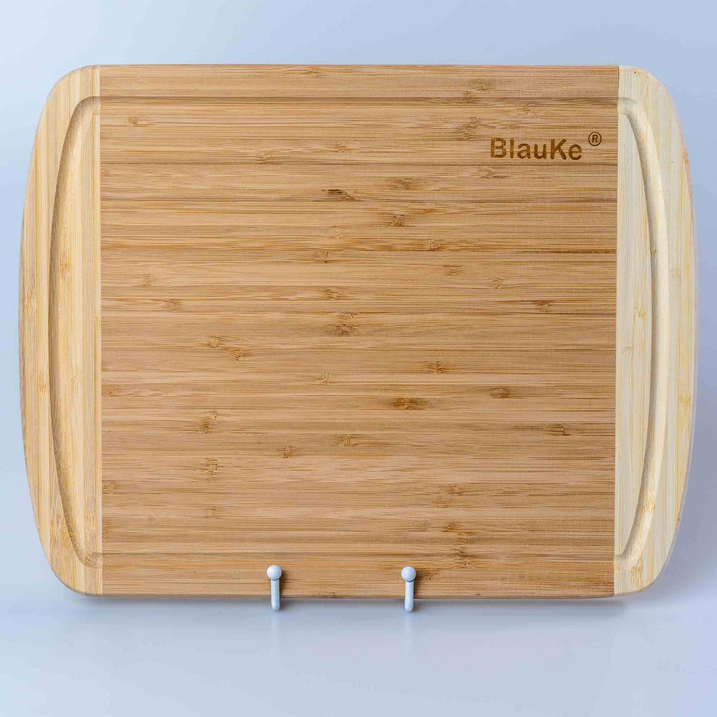 Large Wood Cutting Board for Kitchen 14x11" - Bamboo Chopping Board