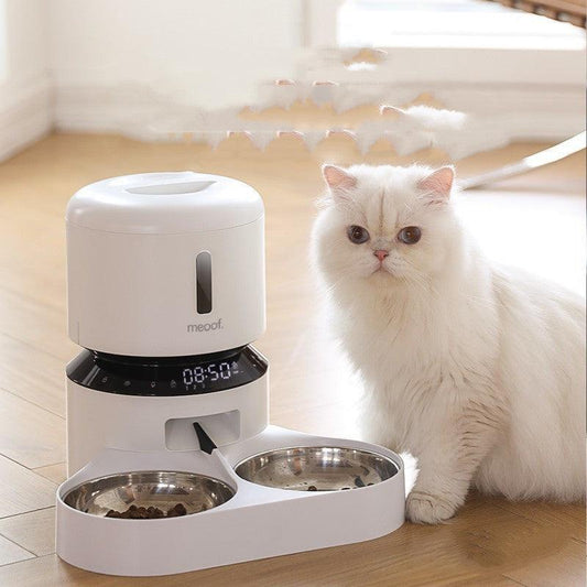 Meoof Automatic Duofeed Cat Feeder - Capsule Design