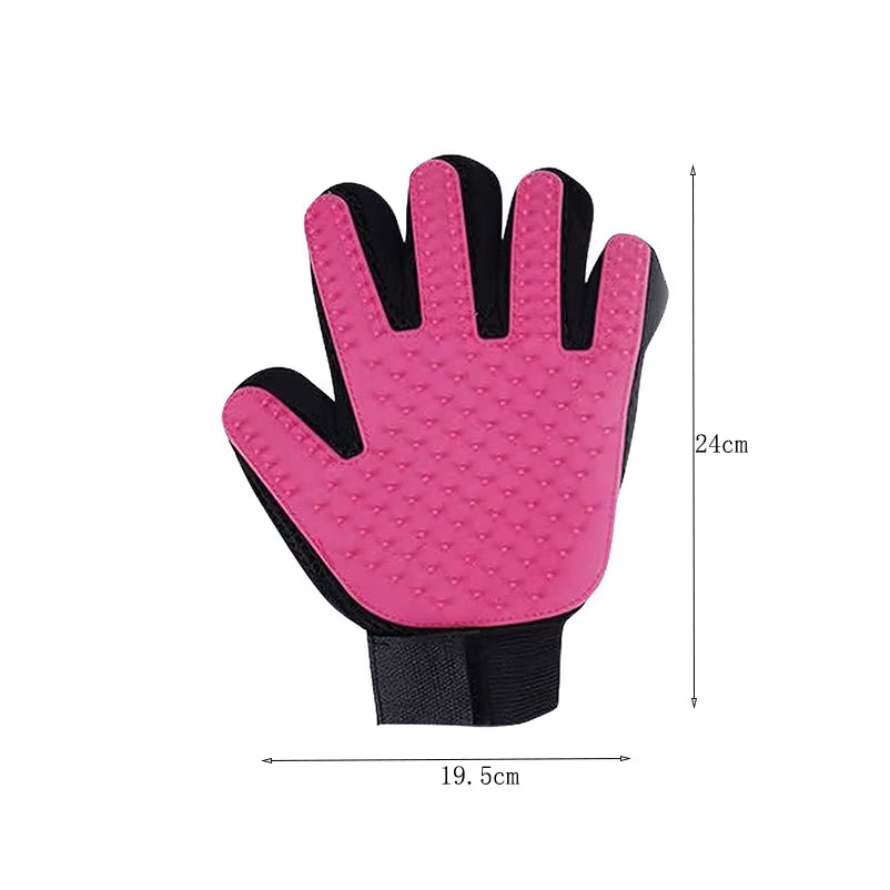 Multicolor Silicone Pet Gloves Cat Dog Hair Removal Dog Supplies Comb Hair Removal Brush Rubber Sticky Hair Gloves