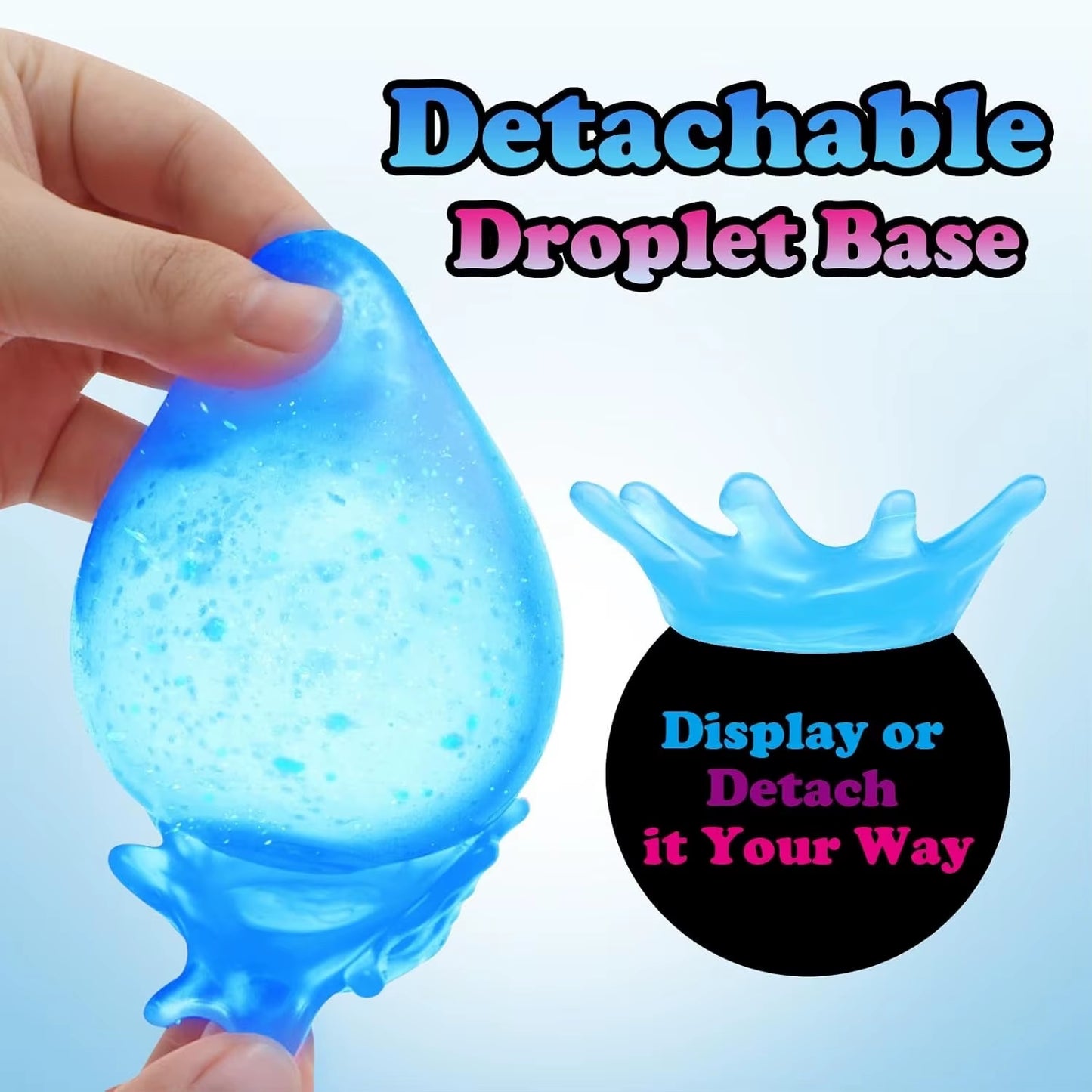 Ice Squishy Drop Malt Sugar Balls Fidget Toys Stress Cube Anxiety Stress Relief Soft Sensory Calming Toys for Kids Adults