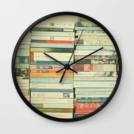 Bookworm Wall Clock