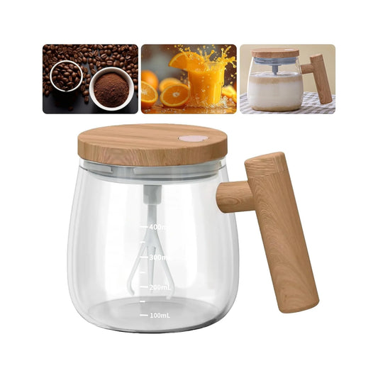 Self Stirring Mug, Electric Mixing Cup Lightweight Self Stirring Coffee Mug Electric High Speed Mixing Cup for Stir Mixed Drink Milk Protein for Office Home