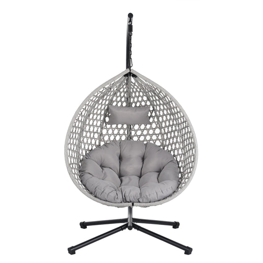 Versatile Hanging Egg Chair for Indoor and Outdoor Use