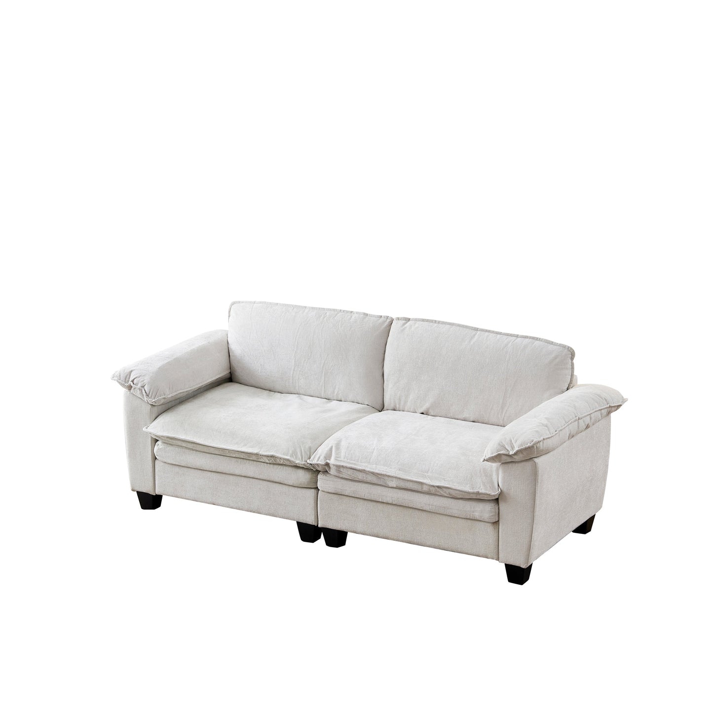 Living Room - Big Loveseat Luxury Couch with Soft Chenille