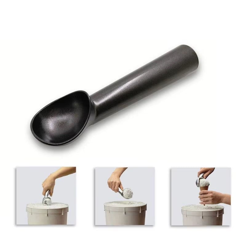 Nonstick Anti-Freeze Ice Cream Scoop Aluminum Ice Cream Spoon Melon Ball Cookie Dough Scoop Ice Cream Tools KC0080