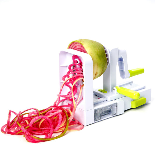 Foldable 5-Blade Spiralizer Set for Easy and Space