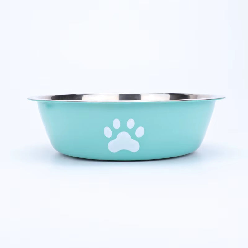 Dog Bowls Stainless Steel Dogs Feeding Bowls with Non-Slip Silicone Sole Dog Food Water Bowl Pet Bowl Dog Dishes for Dog Cat Pet