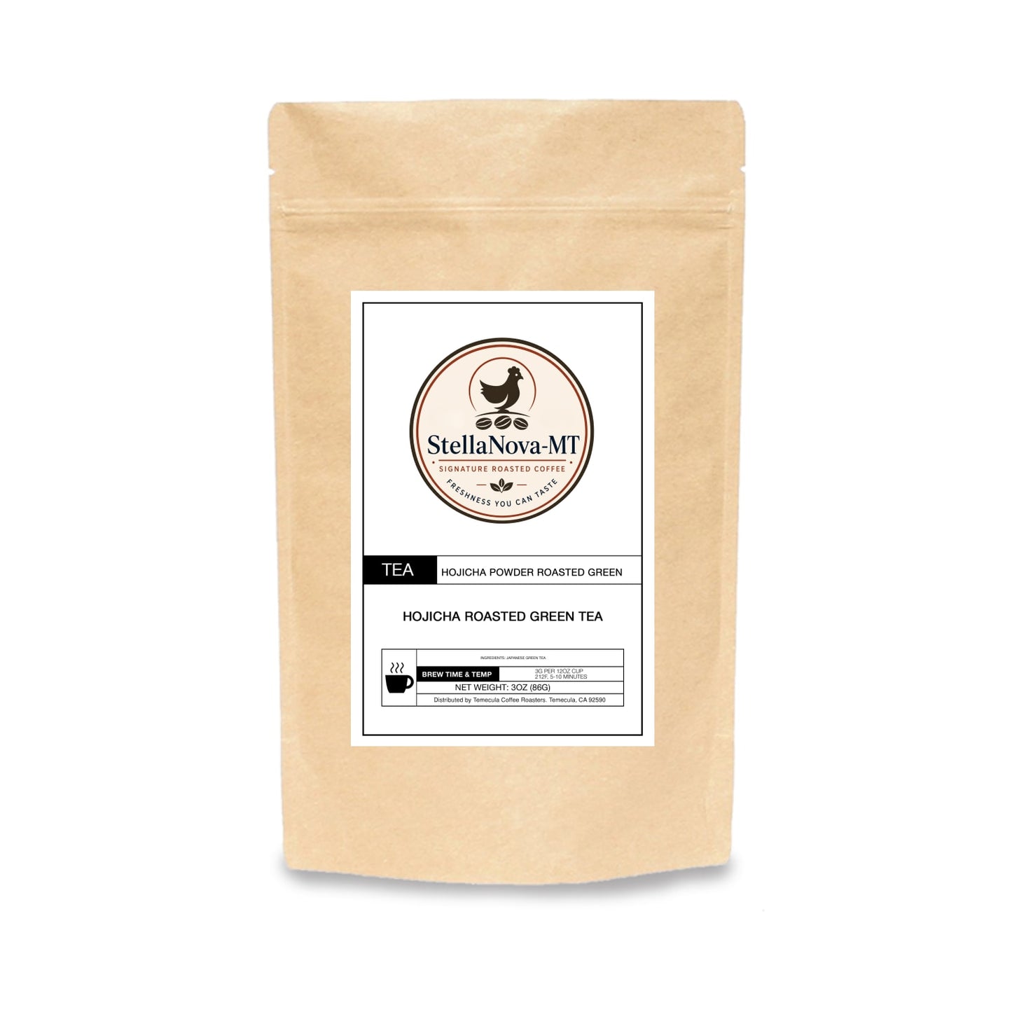 StellaNova-MT Hojicha Signature Tea